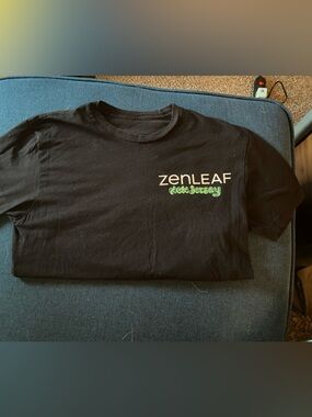 Zenleaf Tee with Green New Jersey Logo
